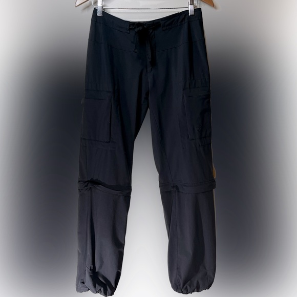 Mountain Hardwear Convertible Hiking Pants size 6 black - Picture 1 of 14